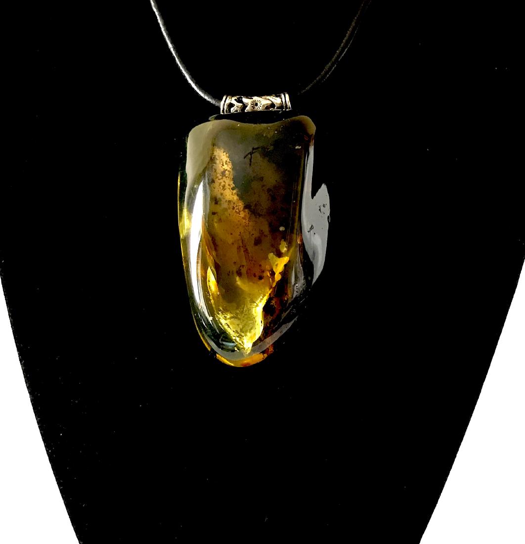 Baltic Amber Pendant Designer Jewelry Necklace With (1 of 10)