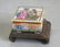 Indian Bone Jewelry Box Painting On Top