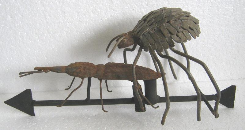 Spider and insect weather vane (1 of 7)