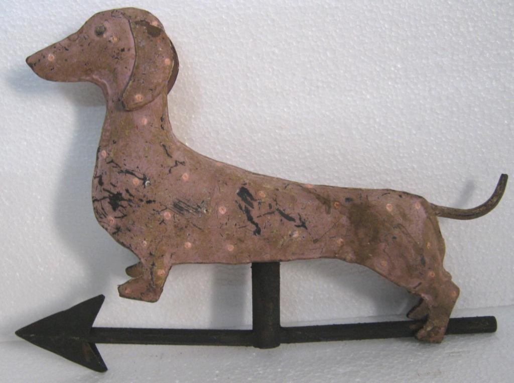 Iron dog weather vane (1 of 6)