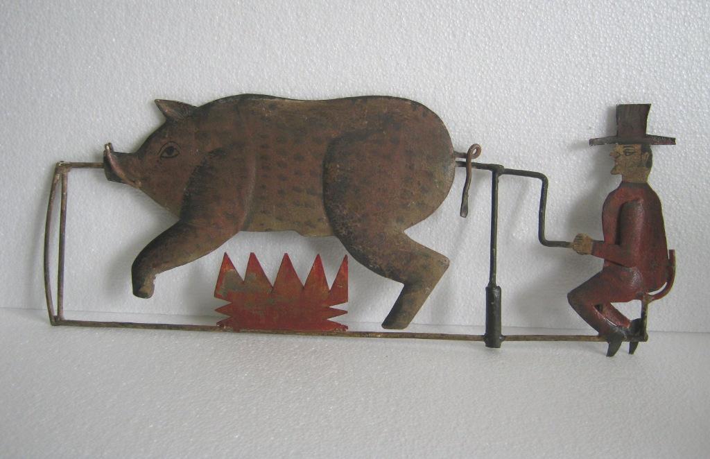 Iron Pig Bar-B-Que trade Sign Store Display (1 of 7)