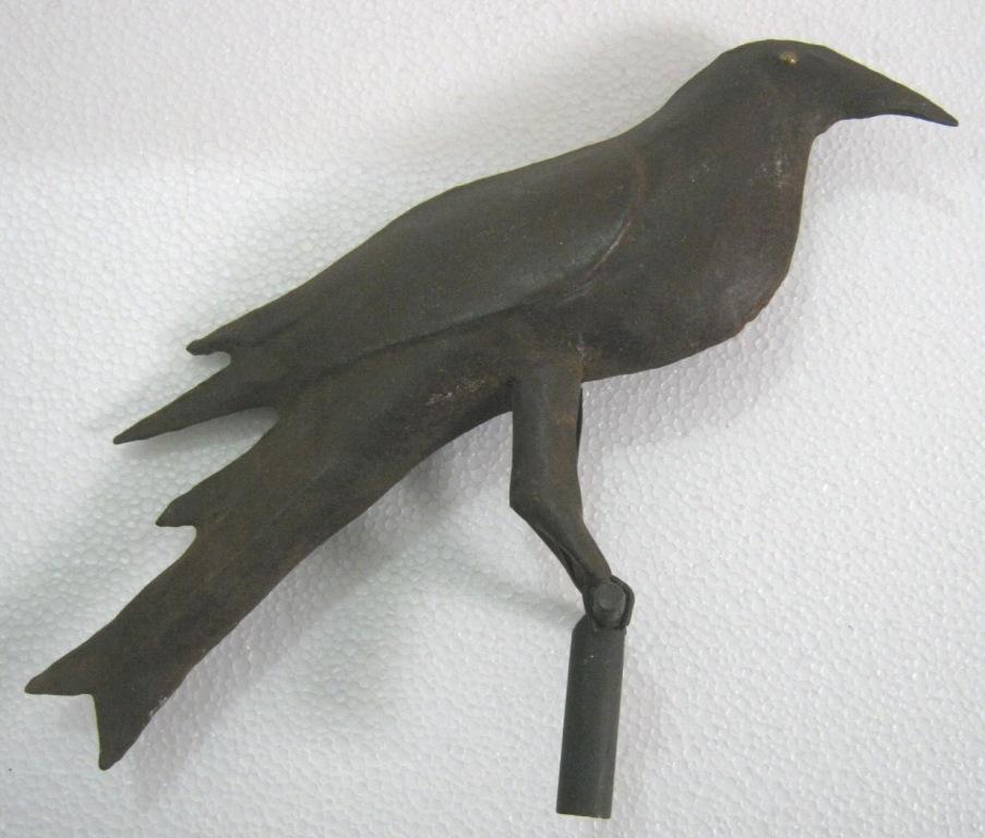 Iron bird weather vane (1 of 6)