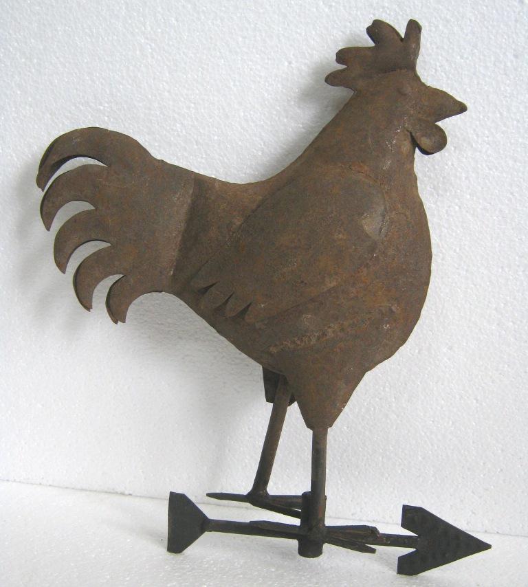 Iron rooster weather vane (1 of 6)