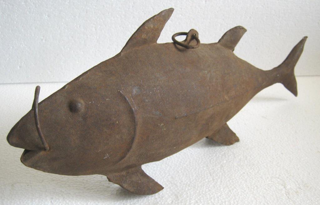 Iron fish trade sign , store display advertisement sign (1 of 8)