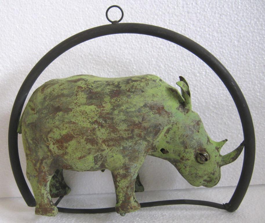 Iron Rhino trade sign framed . (1 of 8)