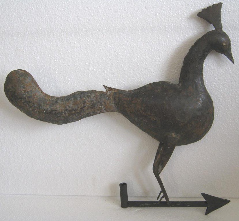 Beautiful peacock weather vane (1 of 10)