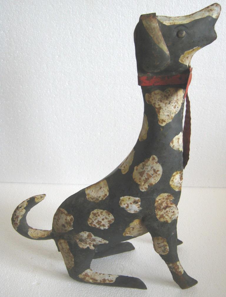 Iron dog trade sign store display advertisement , tie / (1 of 10)