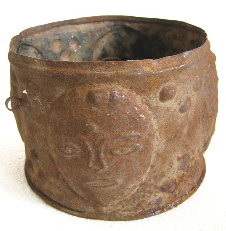 Iron embossed faces box (1 of 11)