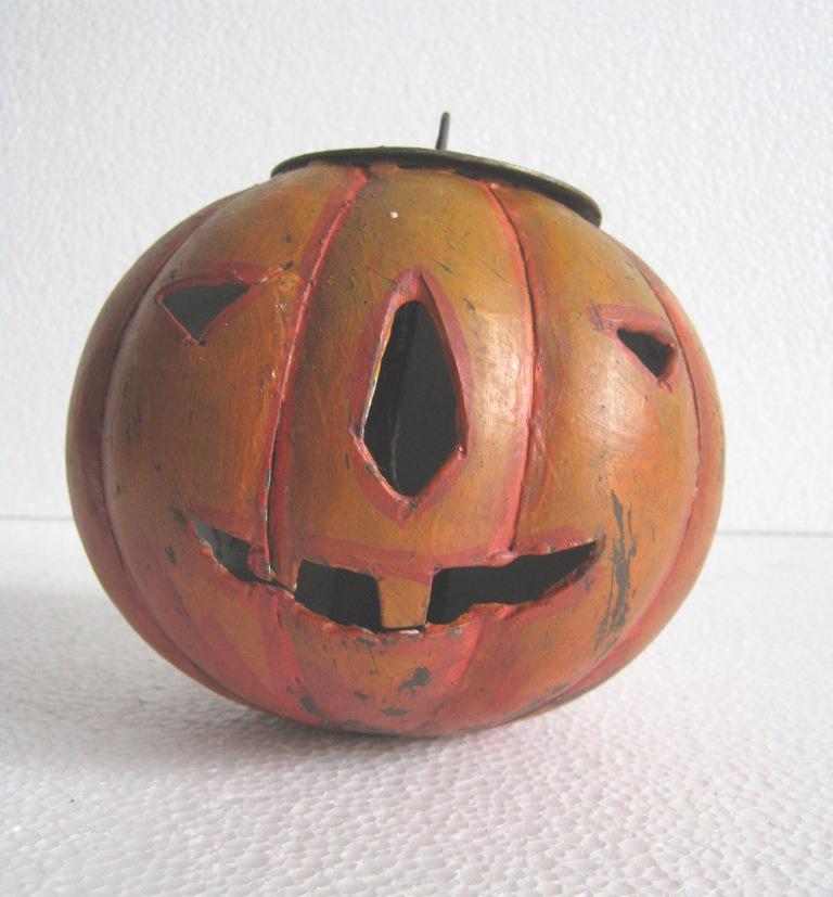 Halloween pumpkin jack o lantern , iron (1 of 9)