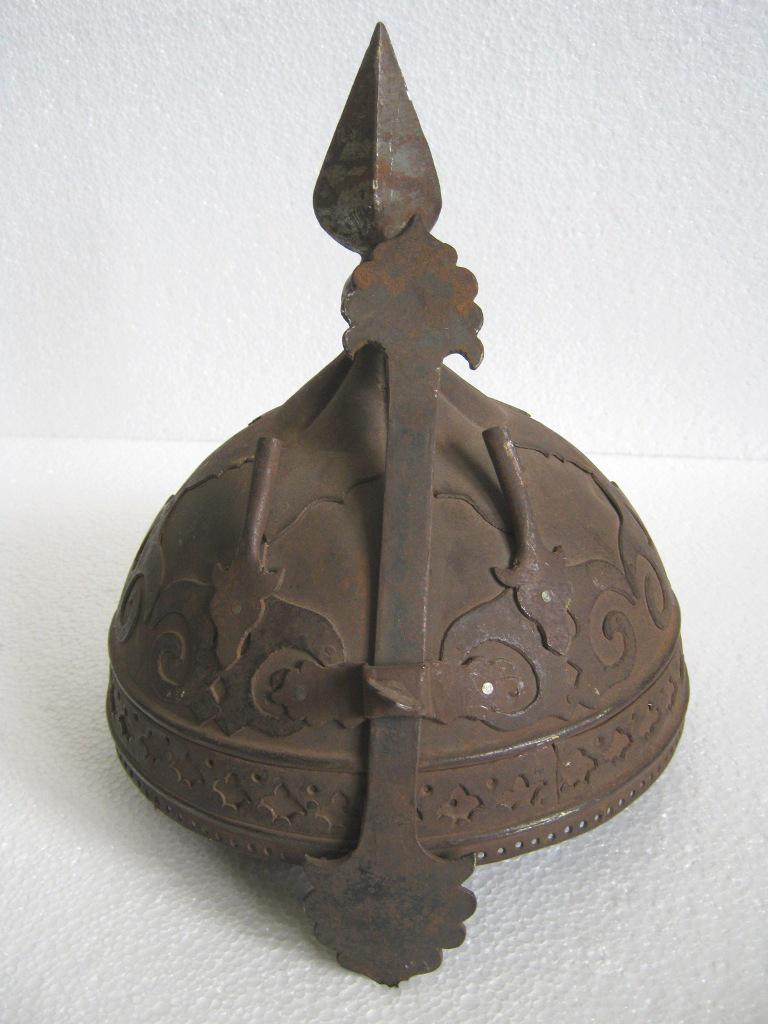 Warrior khula khud helmet with nose guard (1 of 5)