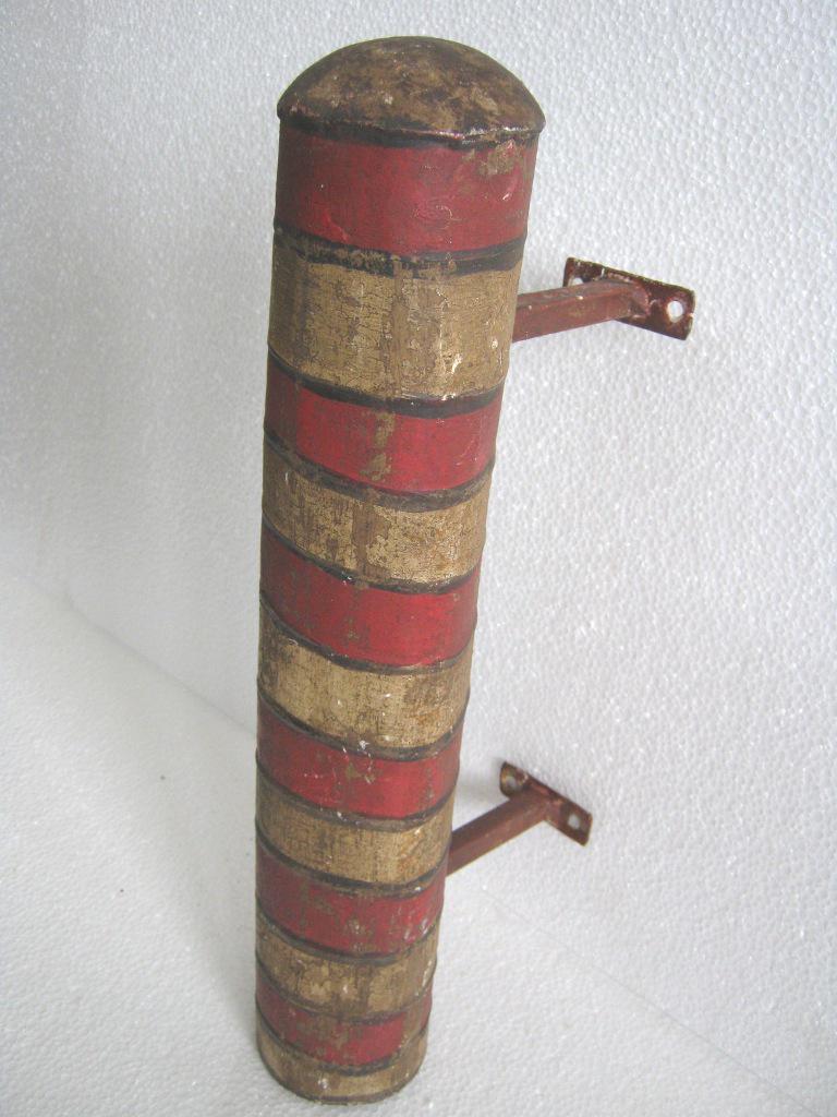 Iron barber pole , store display trade sign (1 of 7)