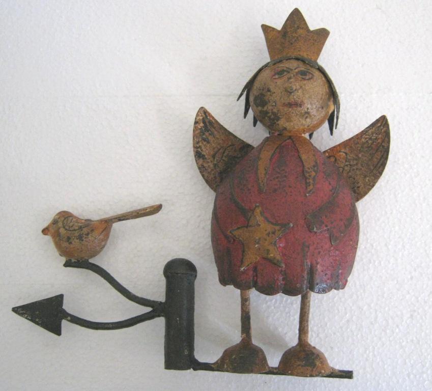 Iron fairy with bird weathervane (1 of 10)
