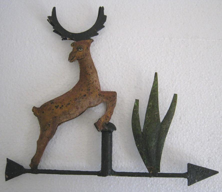 Iron deer weathervane (1 of 6)
