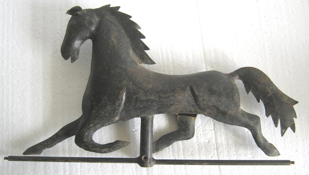 Iron running horse weather vane (1 of 9)