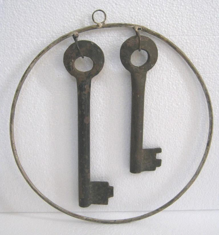 Iron locksmith trade sign / store display advertisement (1 of 5)