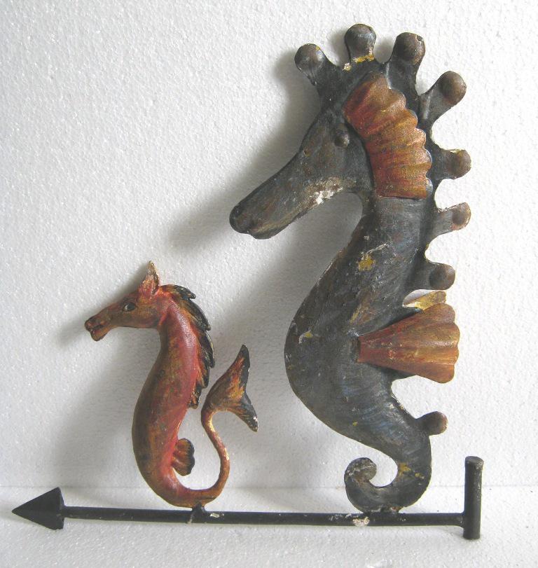 Iron sea horse weather vane (1 of 8)