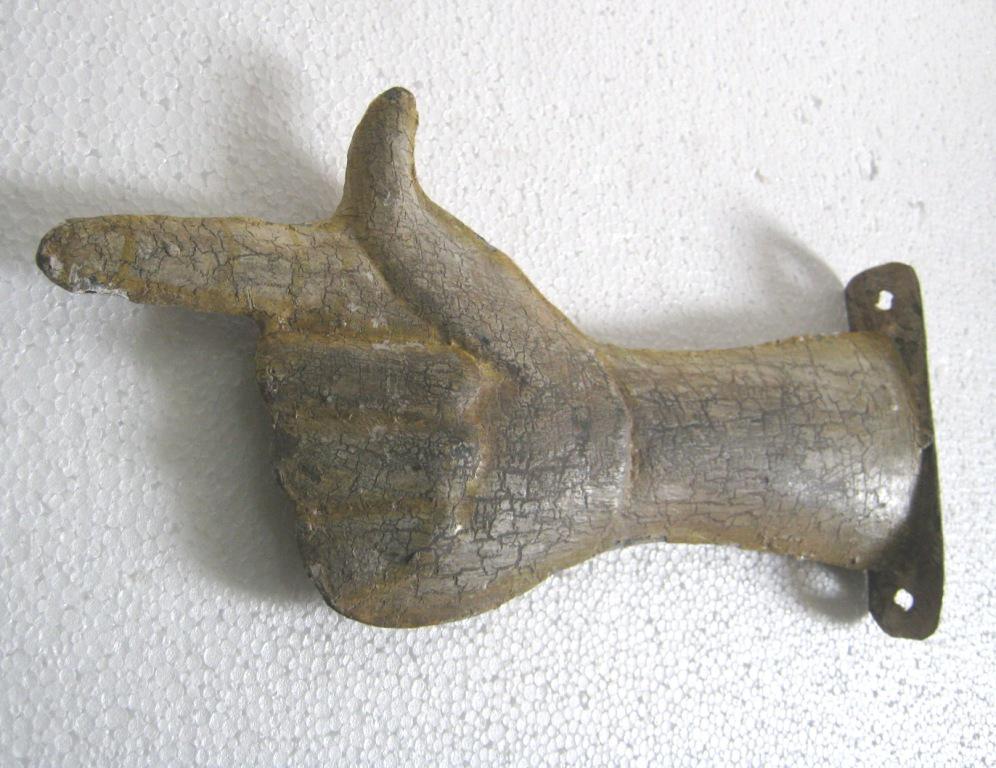 Iron Hand Direction Trade Sign (1 of 7)