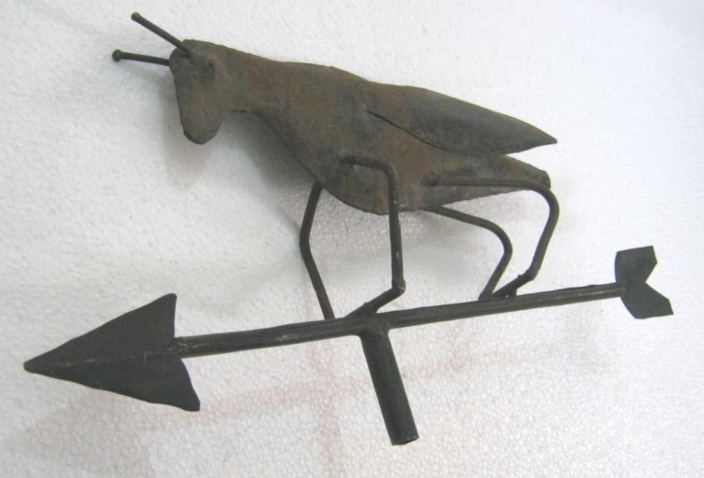 Iron grasshopper weather vane (1 of 7)