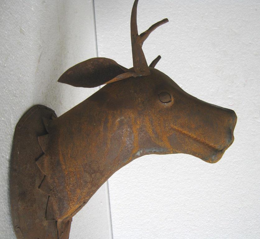 Iron deer head wall dÃ©cor (1 of 7)