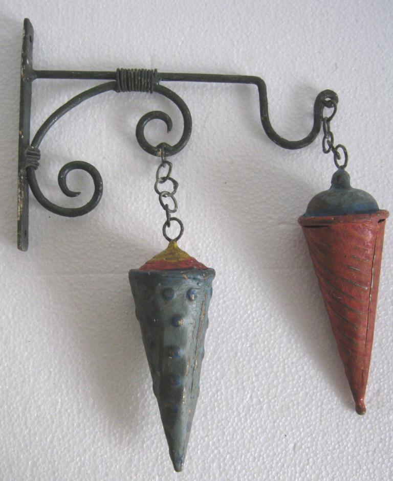 Iron Ice cream cone trade store display advertisement (1 of 8)