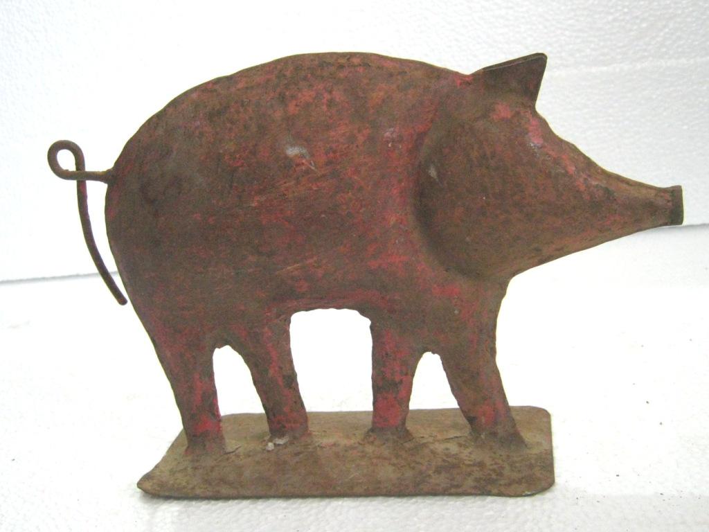 Iron pig trade sign , store display advertisement sign (1 of 8)