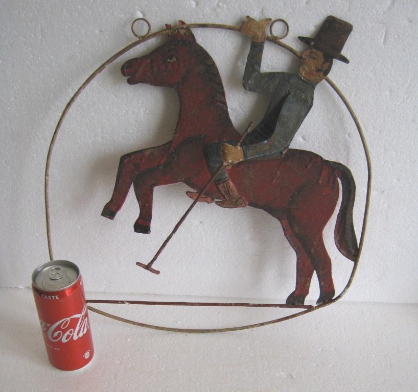 Iron horse polo trade sign , advertisement display sign: Iron horse polo trade sign , advertisement display sign . Size : 15.50 x 15.30 x 0.75 inch .