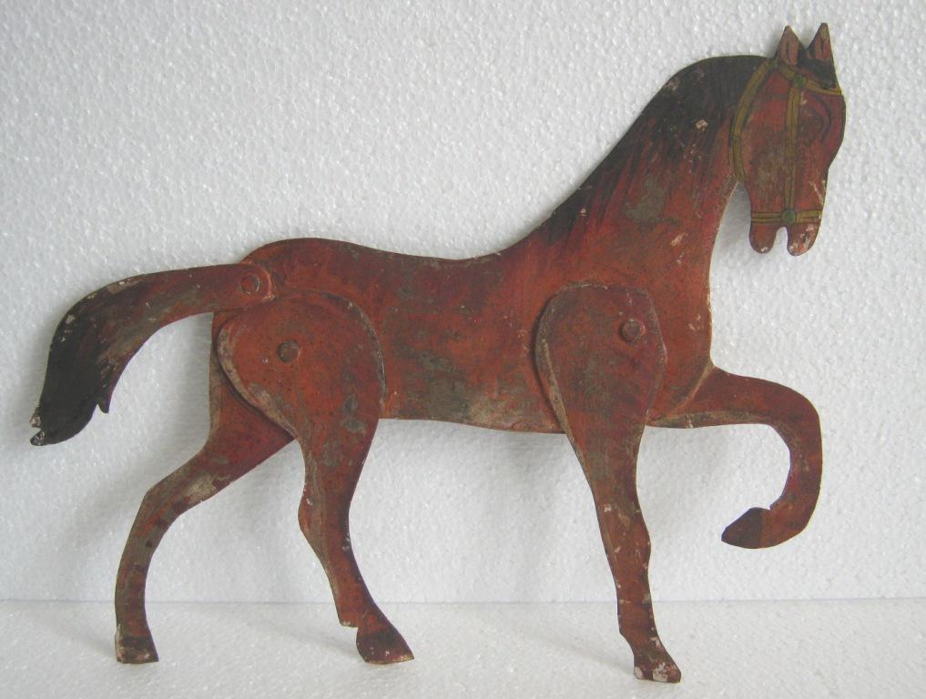 Iron riveted horse trade sign / store display (1 of 7)