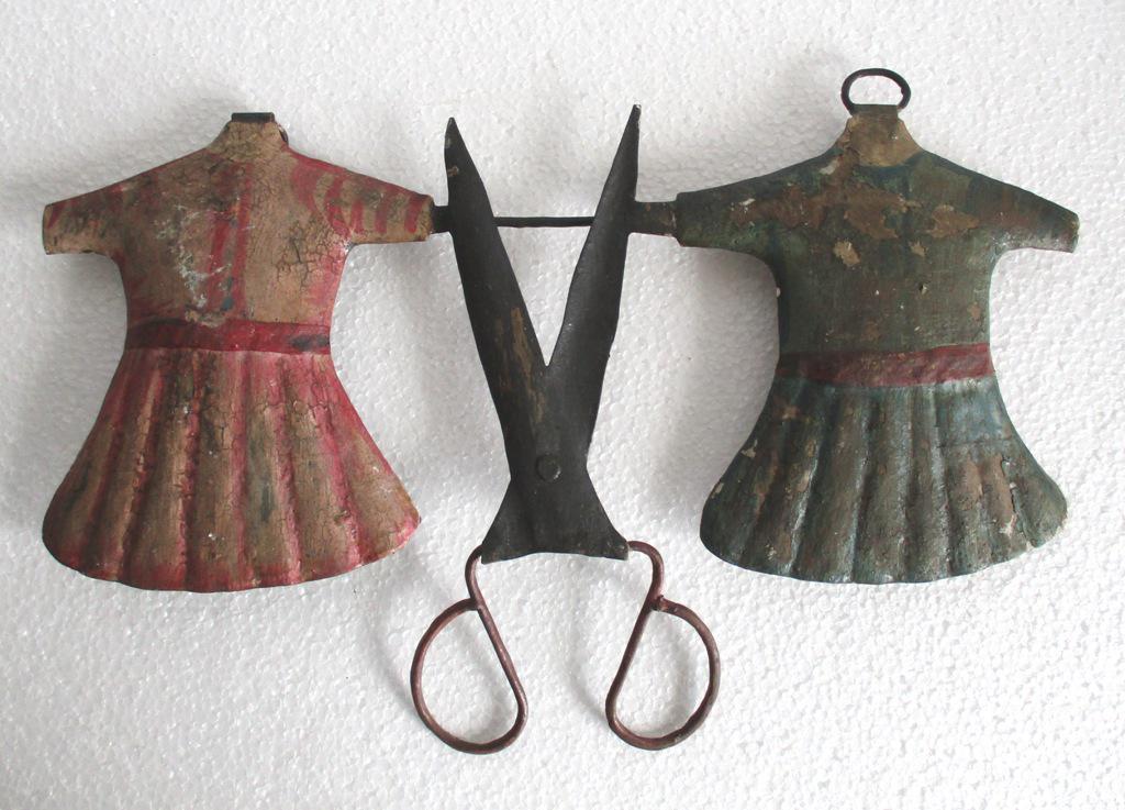 Iron tailor's trade / store display advertisement sign (1 of 7)