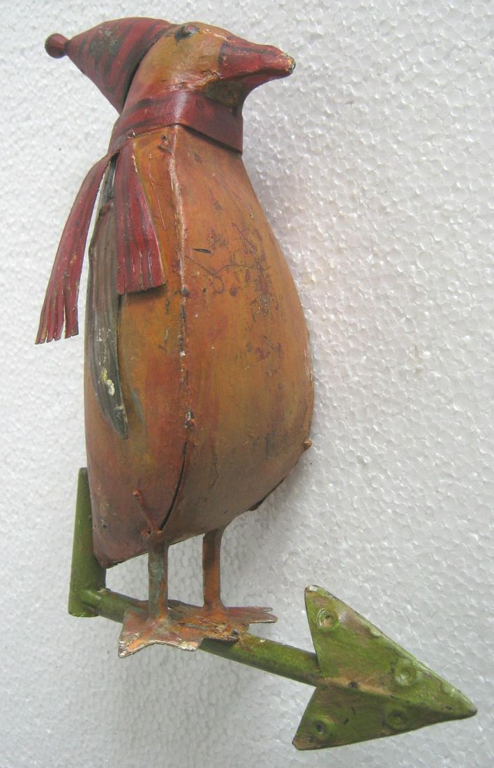 Iron king Penguine weathervane (1 of 6)