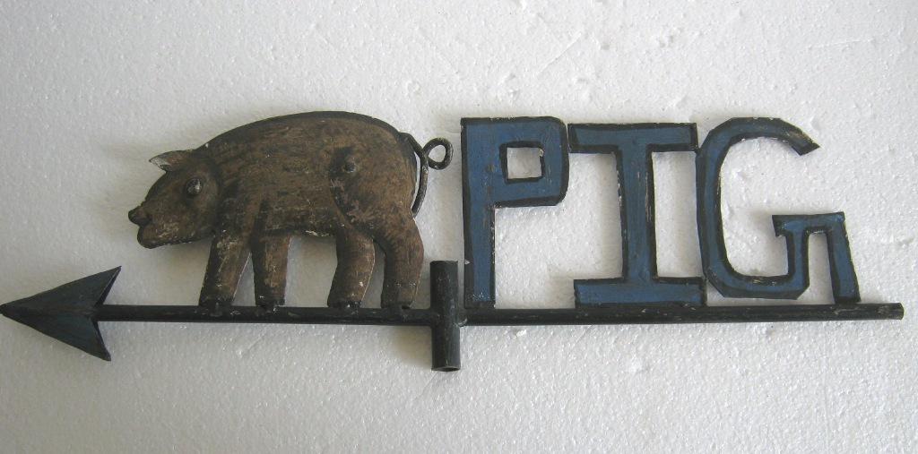 Iron Pig weather vane (1 of 9)