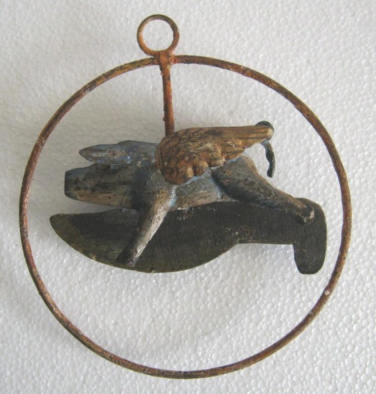 Iron flying pig trade sign / store display advertisement sign (1 of 8)