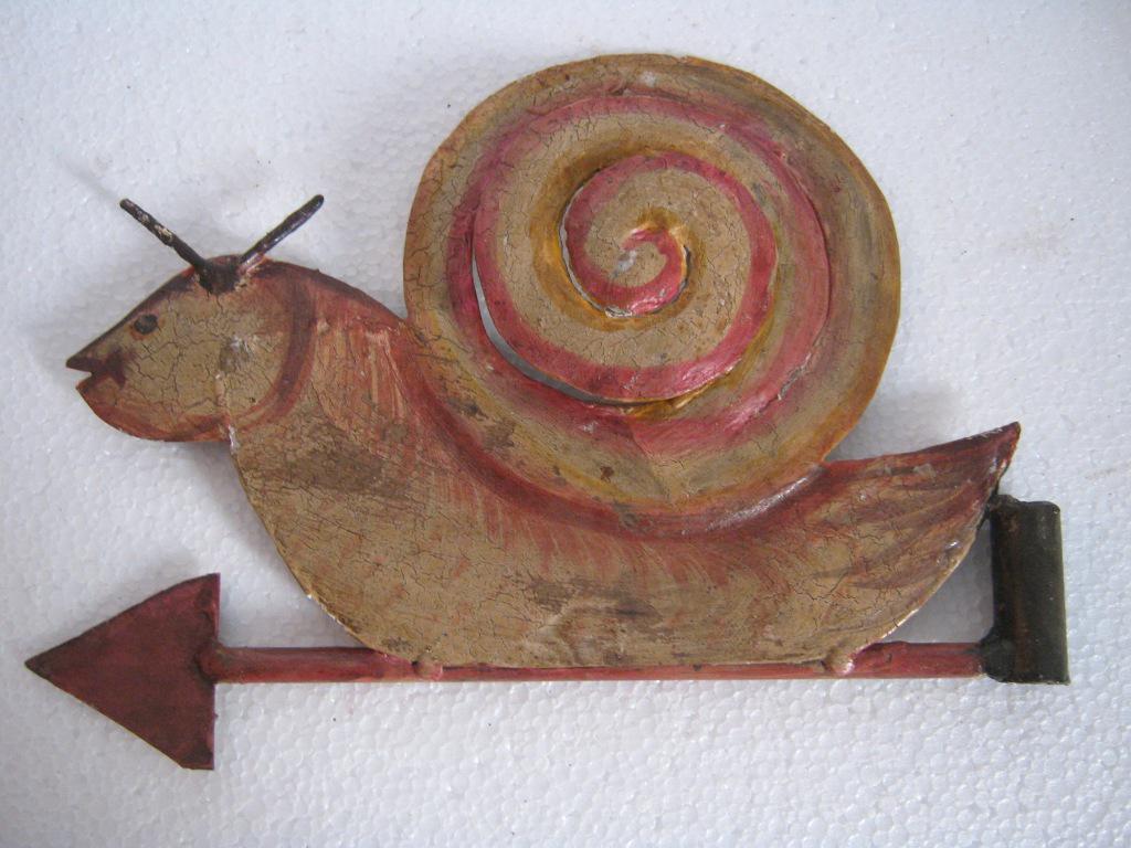 Iron snail weather vane . (1 of 4)