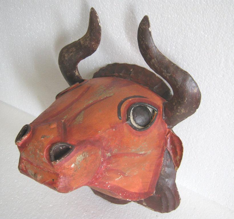 Iron bull head trade sign , store display hanging . Advertise (1 of 11)
