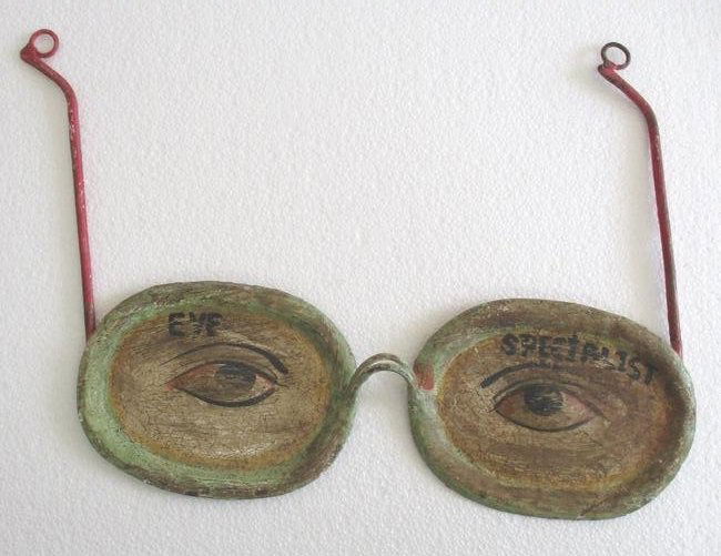 Optometrist trade sign specs , clinic display advertisement (1 of 7)
