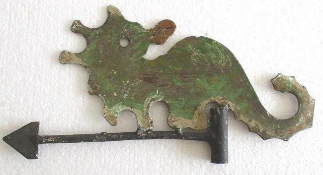 Iron sea horse weather vane (1 of 5)