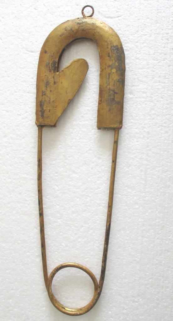 Safety pin trade advertisement store display sign (1 of 8)