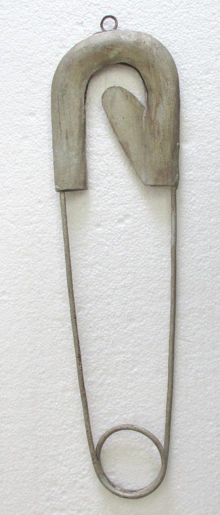 Safety pin trade advertisement store display sign (1 of 5)