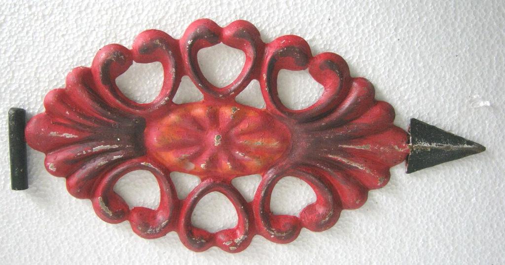 Fine design embossed iron weather vane (1 of 7)