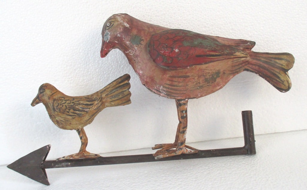 Iron two birds weathervane (1 of 6)