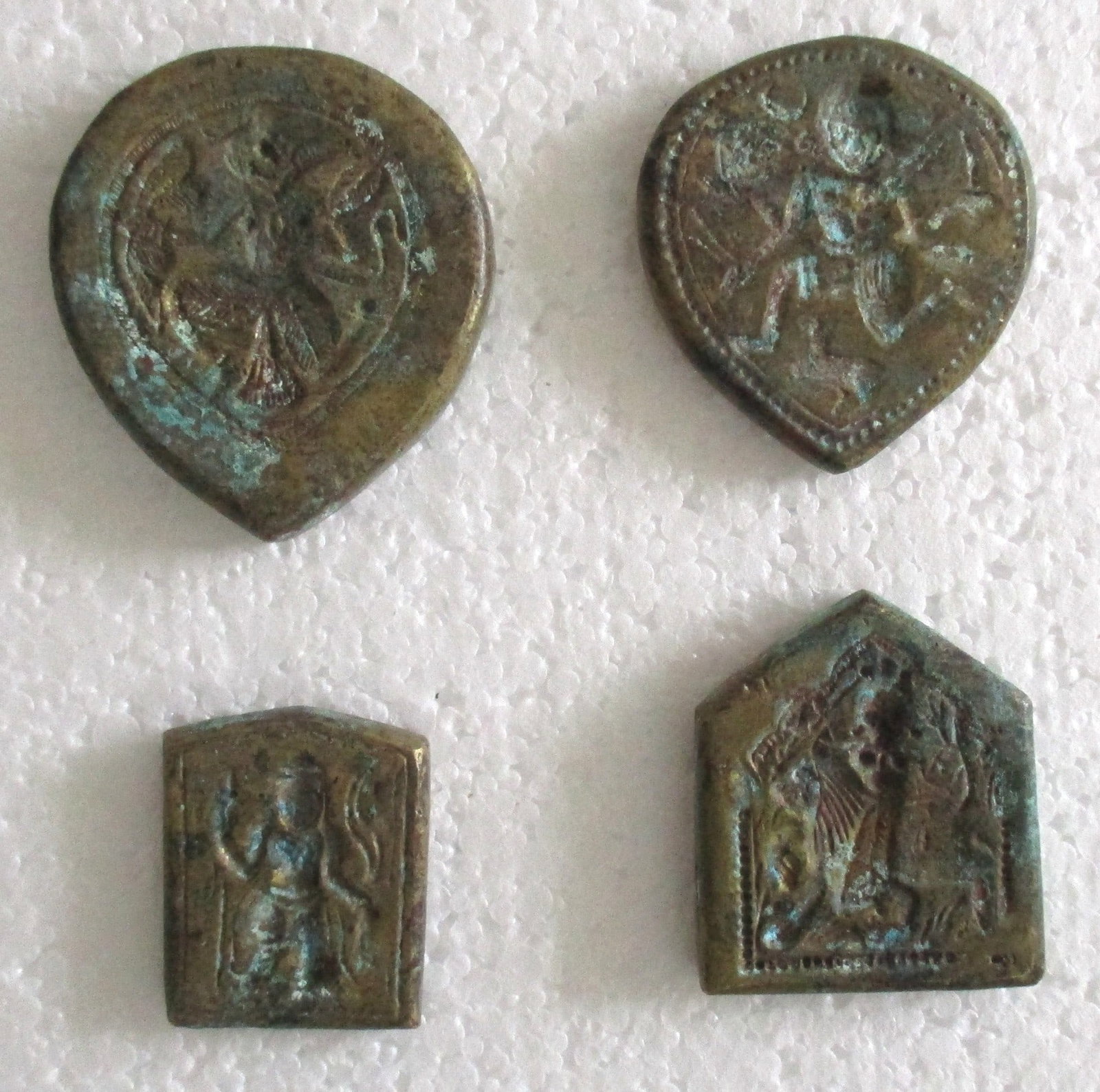 Brass Jewelry molds , lot of four (1 of 6)