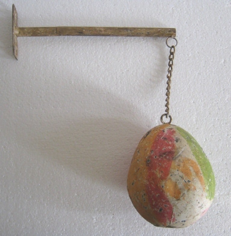 Iron fruit trade sign / store display advertisement , bracket (1 of 7)