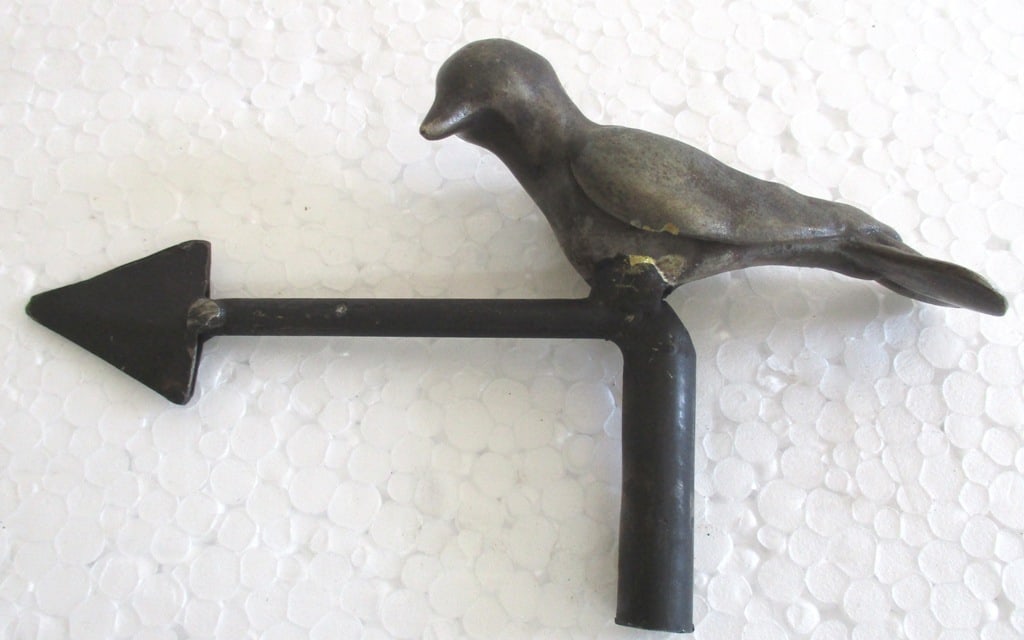 Bronze bird Dove weathervane (1 of 9)