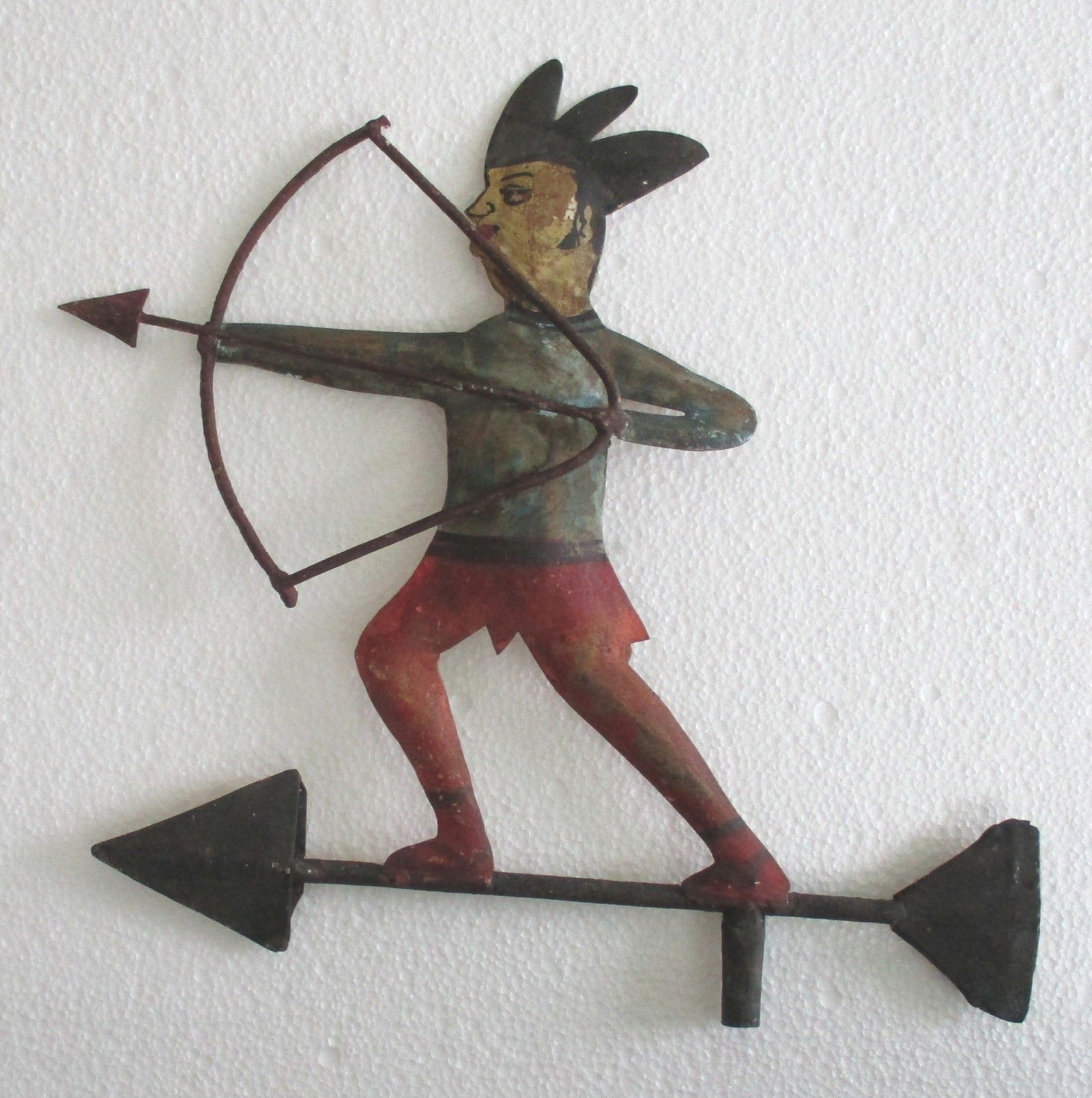 Iron man with bow and arrow weathervane (1 of 7)