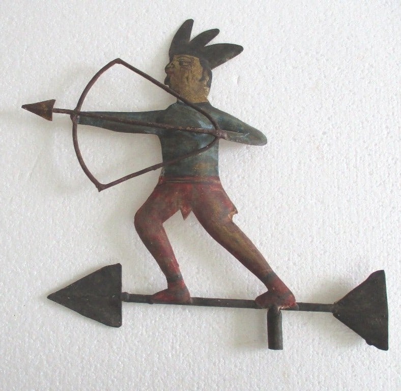 Man with bow and arrow weather vane (1 of 7)