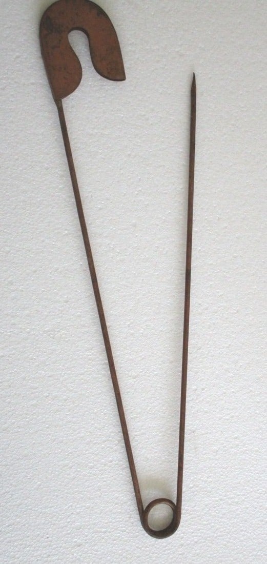 Safety pin trade store display advertisement sign huge (1 of 5)
