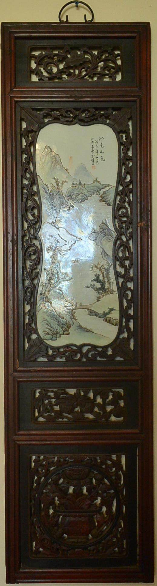 Zhu Shan eight porcelain painting, decorative wooden: 珠山八友瓷板画，木框装饰挂屏: Zhu Shan eight porcelain painting, decorative wooden screen hanging. 拍品&