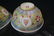 PAIR FAMILLE ROSE GLAZE FLOWER PATTERN BOWL - 11