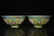 PAIR FAMILLE ROSE GLAZE FLOWER PATTERN BOWL - 2