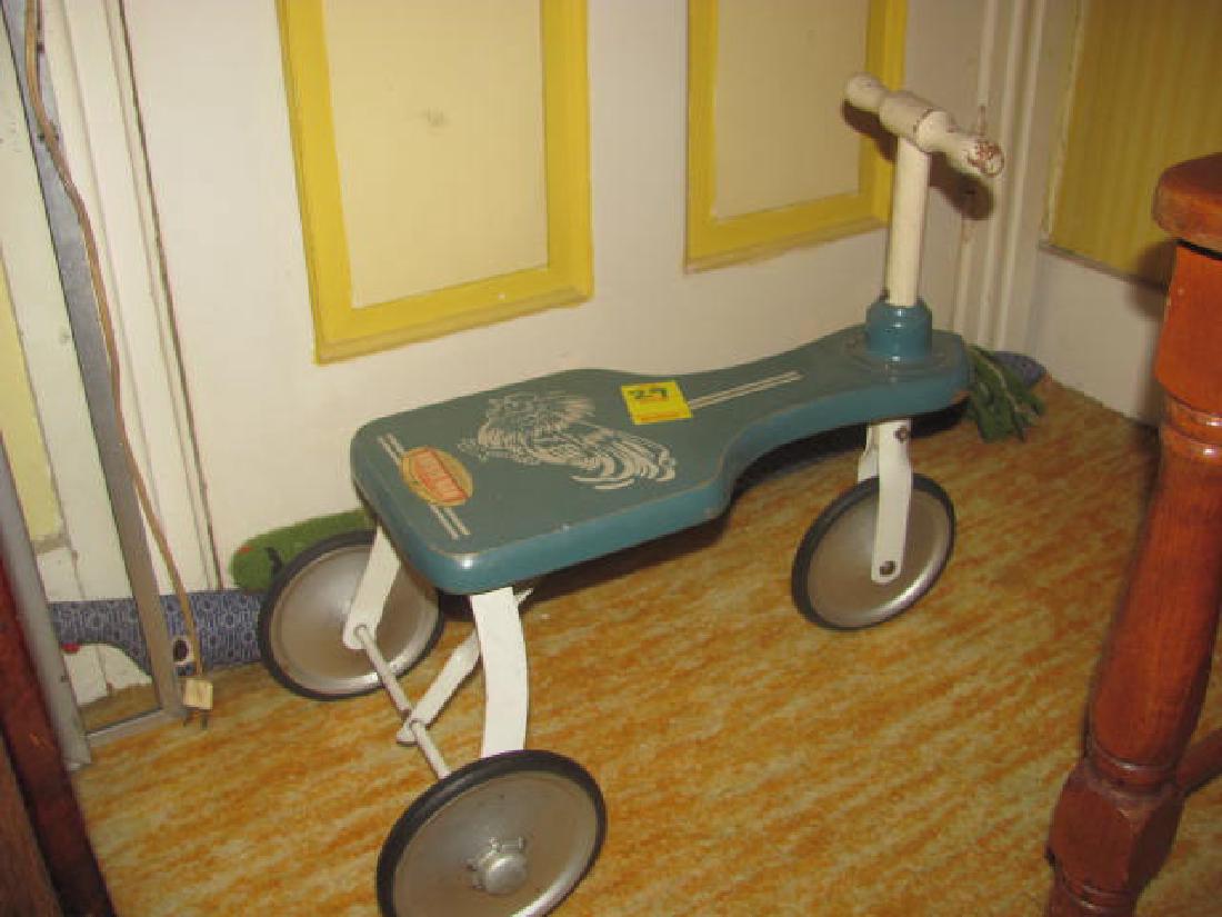 Kiddie Kar Scooter Nice Original Pain: Nice original Paint