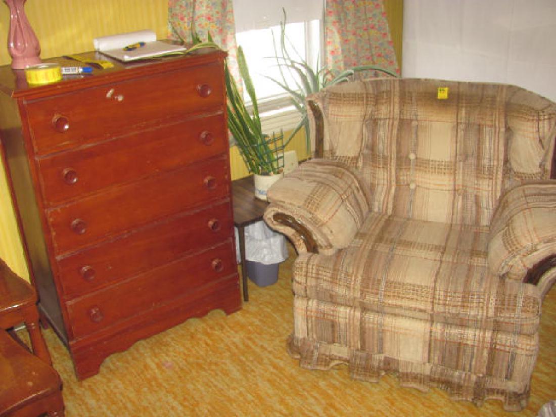 Maple Dresser , Chairs, Lamp (1 of 2)